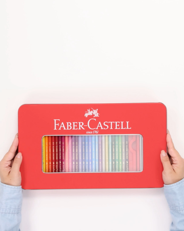 Amazon.co.jp: ファーバーカステル 油性 色鉛筆 平缶 60色セット TFC